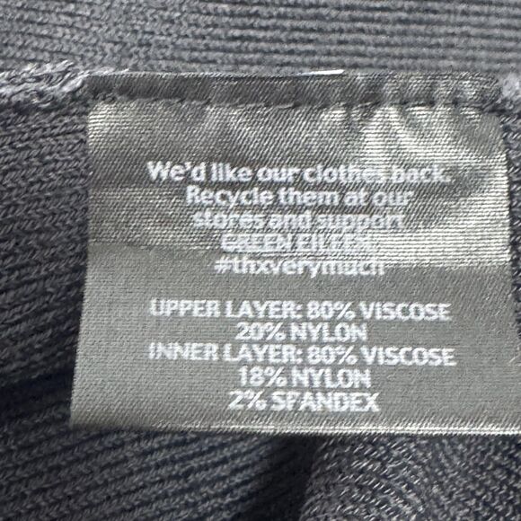 Eileen Fisher Skirt Womens Small Lace Knit Pull On Stretch Midi Viscose Nylon - Picture 11 of 12